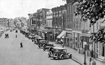 Riviera Theatre - Old Bw Photo Old Marquee (newer photo)